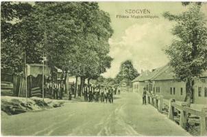 Szőgyén, Magyarszőgyén, Madarsky Seldín, Svodín; Fő utca / main street