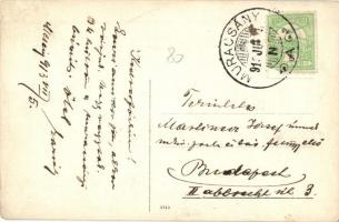 1913 Muracsány, Gorican; Muracsányi búcsú, vásár, piac, körhinta, lovasszekér / fair, market, carous...