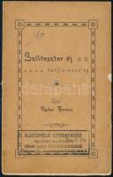 1902 Ráskai Ferenc: Szilveszter éj. Bakfis monológ. Komárom, 1902, Schönwald Tivadar, 8 p. Kiadói papírkötés.
