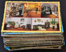 Kb. 250 db MODERN használatlan Budapest városképes lap / cca 250 modern unused Hungarian town-view p...