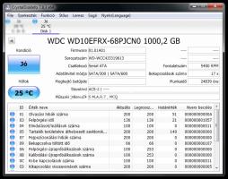 Western Digital WD10EFRX Caviar Red NASware 2.0, 3.5" SATA3 merevlemez, 1TB, 5400 RPM, 64MB cac...