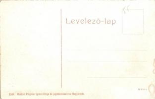 Magyaróvár, Mosonmagyaróvár; Deák tér, Takarékpénztári bérház, Szentháromság szobor. W.L. (?) 2161. ...