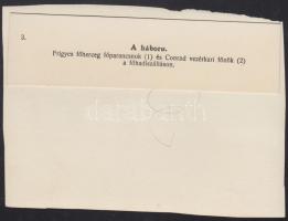 cca 1914-1915 Frigyes Főherceg főparancsnok és Conrad vezérkari főnök a főhadiszálláson, A háború 3....