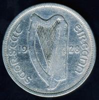 Írország 1928. 1/2C Ag "Ló" T:3