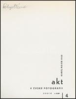 Fátoltánc, aktfotó, Karel Hajek felvétele, hátoldalán feliratoza16x12,5 cm