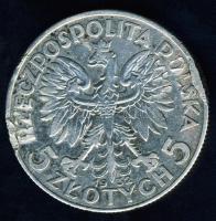 Lengyelország 1932. 5Zl Ag "Jadwiga kiráylnő" T:3 ph