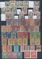 Ausztria okmánybélyeg összeállítás kétoldalas A4-es berakólapon