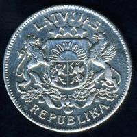 Lettország 1925. 2L Ag T:2