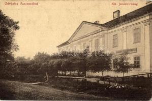 Varannó, Vranov nad Toplou; Kir. Járásbíróság, Varannói Takarékpénztár. W. L. 2813. / court, savings bank (fl)