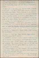 1923 Dr. Jendrassik Loránd (1896-1970) orvos, fiziológus, egyetemi tanár, kézzel írt levele a Felső ...