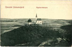 Znióváralja, Klastor pod Znievom; Kápolna kálvária. W. L. Bp. 5908. Kiadja Wagner Arthur / calvary, church (EB)
