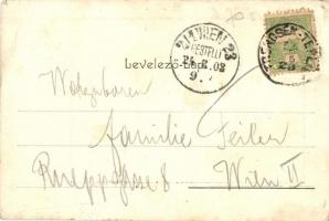 1903 Zsolna, Sillein, Zilina; Iparkiállítás Zsolnán, iparcsarnok, tömeg. Kiadja Biel és Jellinek / I...