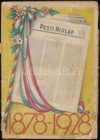 1928 Az 50 éves Pesti Hirlap jubileumi emlékkönyve 1878-1928. 1928. XII. 25. Bp., 1928, Légrády-Testvérek, 144 p. Szövegközti és egészoldalas képekkel gazdagon illusztrálva, számos érdekes írással. Papírkötésben, szakadozott, foltos, kijáró lapokkal, az újság borítója elvált a borítótól.