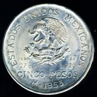 Mexikó 1953. 5P Ag "Hidalgo" T:2