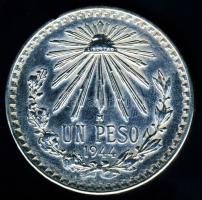 Mexikó 1944. 1P Ag "Frigiai sapka" T:2