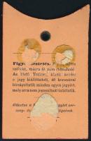 1902 Tátralomnici lóversenyek, lovász jegy