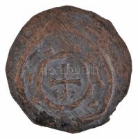 1116-1131. Denár Ag "II. István" (0,53g) T:2- 
Hungary 1116-1131. Denar Ag "Stephen ...