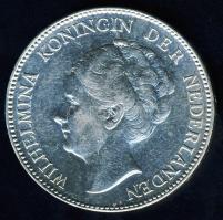 Hollandia 1931. 1G Ag "Wilhelmina" T:2