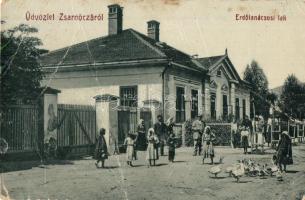 Zsarnóca, Zarnovica; Erdőtanácsosi lak. W. L. 357. (?) / foresters house (fa)