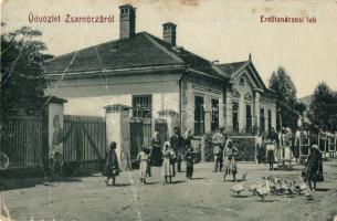 Zsarnóca, Zarnovica; Erdőtanácsosi lak. W. L. 357. (?) / forester's house (fa)