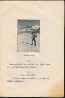 1915 Barcza Imre: Útmutatás a katonai síelés elsajátítására, 12 p