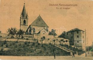 1908 Marosvásárhely, Targu Mures; Református templom, vártemplom. 38. / Calvinist church (EB)