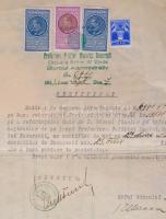 1884-1955 14 vegyes okmánybélyeges irat