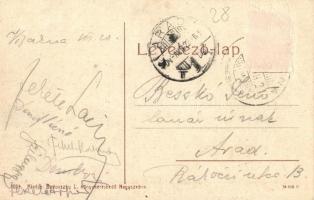 Vízakna, Salzburg, Ocna Sibiului; Gyógyforrások. W. L. (?) 1004. Kiadja Budovszky L. / spa, thermal ...