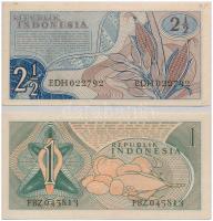 Indonézia 1961. 1R + 2 1/2R + Indonézia 1963. 10R + 1964. 25R + 50R T:I,I-
Indonesia 1961. 1 Rupiah...