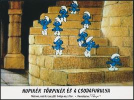 Hupikék törpikék és a csodafurulya, 5 db reklámnyomatatvány, 18×24 cm