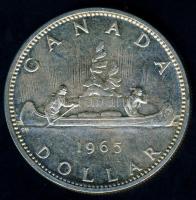 Kanada 1965. 1$ Ag "Kenu" T:2-/3+