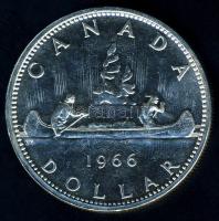 Kanada 1966. 1$ Ag "Kenu" T:2