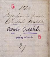 1815 Kovalik János (1770-1821) tribunici választott püspök levele egyházi ügyben