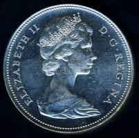 Kanada 1966. 1$ Ag "Kenu" T:2