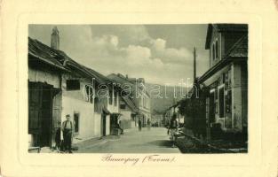 Visegrad, street view, shops. W. L. 4851. (apró szakadás / tiny tear)