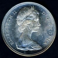 Kanada 1967. 1$ Ag "Századforduló" T:2