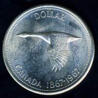 Kanada 1967. 1$ Ag "Századforduló" T:2