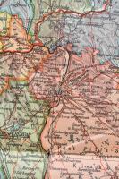 Magyarország térképe a trianoni határok feltüntetésével, terv.: Kogutowicz Károly, kiadja a Magyar F...