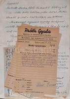 cca 1910-1950 Vegyes papírrégiség tétel, kb. 90 db