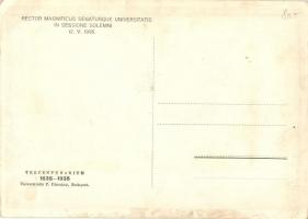 1636-1935 Budapest, Rector Magnificus Senatusque Universitatis In Sessione Solemni / 300 éves a Pázm...