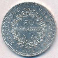 Franciaország 1978. 50Fr Ag T:1- kis patina France 1978. 50 Francs Ag C:AU small patina Krause KM#941.1