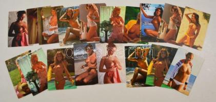 1984-1989 18 db hölgyeket ábrázoló erotikus kártyanaptár
