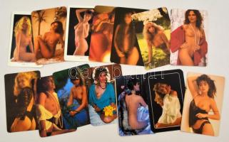 1988 14 db hölgyeket ábrázoló erotikus kártyanaptár