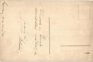 1916 Sopron, Dr. Szilvási Gyula (1881-1937) főorvos és tanár katonakori fotója, hátoldalon saját kez...