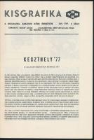 1977 Kisgrafika, a Kisgrafikai Barátok Köre Értesítője XVI. évfolyam 2. szám, 48p