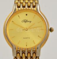 Tiffany aranyozott svájci quartz karóra, működik