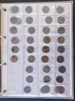 ~174db-os vegyes holland fémpénz tétel albumba rendezve T:vegyes ~174pcs of various Dutch coins in album C:mixed