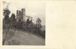 Vágsziklás, Szkalka, Skalka nad Váhom - 7 db régi fotó képeslap, közte 1 Tátra / 7 pre-1945 photo postcards, among them 1 Tatry