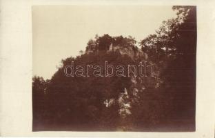 Vágsziklás, Szkalka, Skalka nad Váhom - 7 db régi fotó képeslap, közte 1 Tátra / 7 pre-1945 photo po...