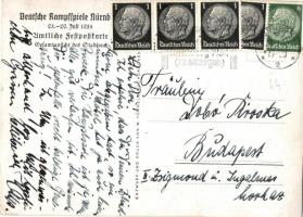 1934 Deutsche Kampfspiele Nürnberg vom 23.-29. Juli. Gesamtansicht des Stadions / German Combat Game...